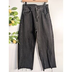HDLTE Black Jeans Wide Leg Sz M
